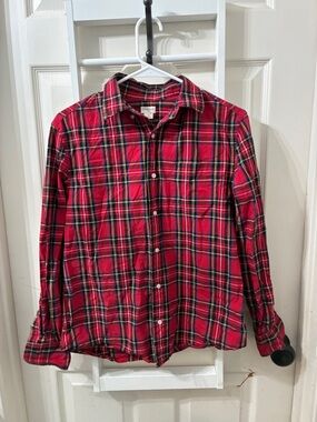 Crewcuts Red Plaid Button-Down Shirt